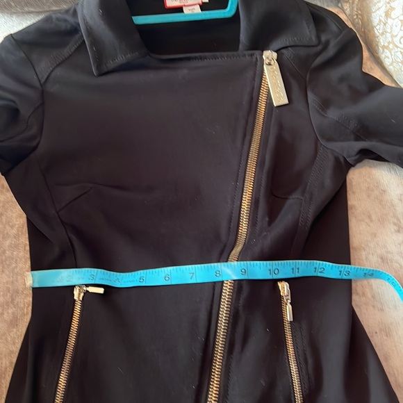 💁‍♀️💁‍♀️ Hot Size S Max&Co black stretchy short jacket 👍💁‍♀️EUC - Picture 7 of 12